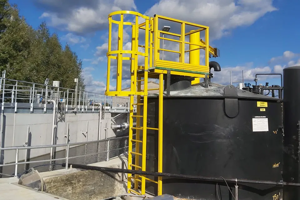 GRP in plant engineering using the example of GRP ladders