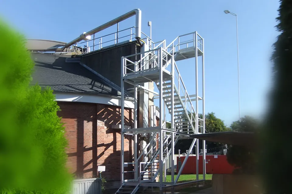 GRP stair tower industry – modular maintenance staircase